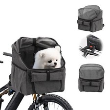 Sac de Vélo pour Animaux de Compagnie Panier de vélo Avant pour Chiens Panier...