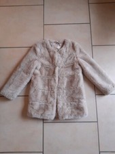 Manteau - Veste - Mango - fourrure acrylique - fille 9/10 ans - Neuf