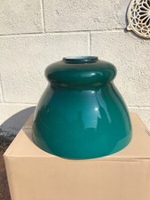 Abat jour XXL en opaline verte