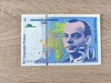 BILLET 50 FRANCS SAINT EXUPERY