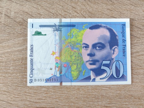 Billet francs saint - francs, exupery