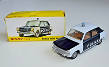 DINKY TOYS SIMCA 1100 POLICE REF 1450 BOITE D'ORIGINE MECCANO Made in SPAIN