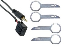 CABLE AUX MP3 FORD FUSION AUTORADIO 6000CD 6000CDC 5000C + CLE EXTRACTEUR