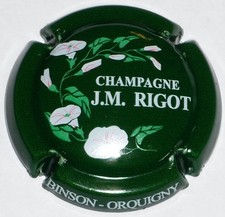 Capsule de Champagne : Extra  !!! RIGOT J.M , n°10 , inscription contour