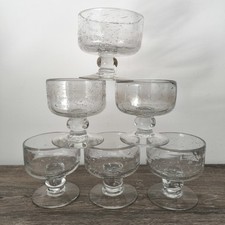 Lot 6 Verres Bullés Coupes Biot ?