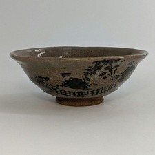 Bol à matcha plat design