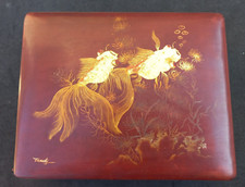 Coffret Boîte Laque à décor