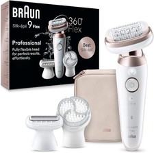 Braun Epilateur Electrique Pour Femmes Silk-épil 9 Flex 9-060 3D Avec Tête... 