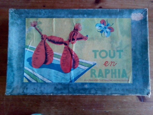 Jeu vintage tout raphia - jeu,