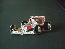 PINS F1 FORMULE 1 MCLAREN HONDA 1990 N°27 AYRTON SENNA CASQUE JAUNE 