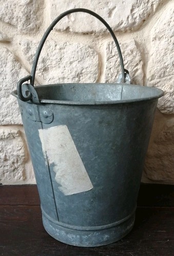 Ar1 petit seau zinc - petit, tôle