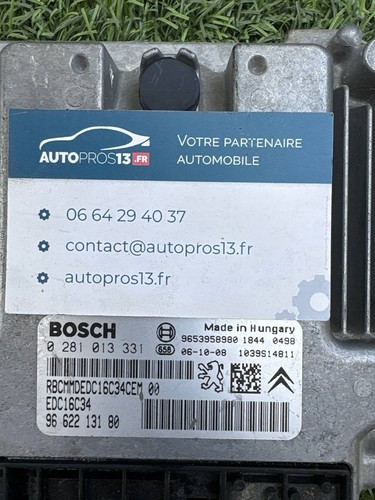Calculateur moteur peugeot 207 - moteur,