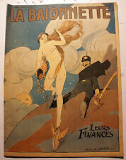 14-18/LA BAIONNETTE/REVUE SATIRIQUE/1917/N°17/LEURS FINANCES/DE GASTYNE/METIVET.