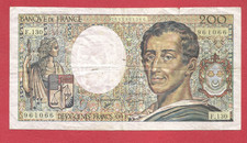 Billet 200 Francs Montesquieu