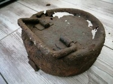 couvercle container obus allemand fouille ww2