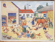 Ancienne Affiche D'école
