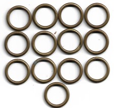 13  ANNEAUX POUR TRINGLE A RIDEAUX ANCIENS diamètre intérieur 1 ,8 cm