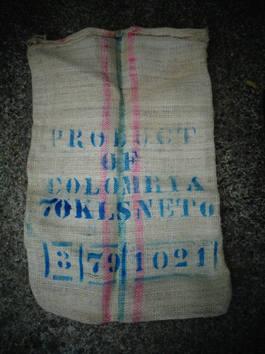 Vintage jute hessian burlap - vintage,