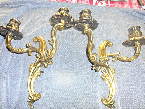Paire applique murale xix e - applique,