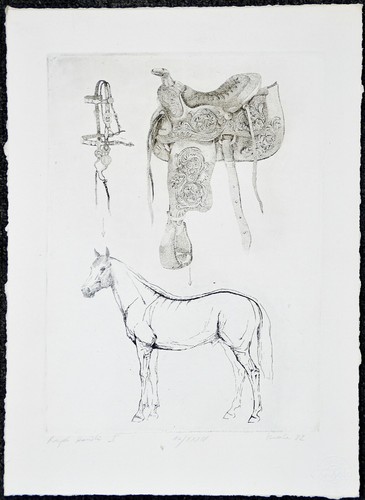 Gravure cheval filet rzad - gravure, filet,