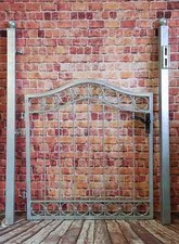 Porte de jardin archet métal fer anneau-GT100/100S château de feu galvanisé