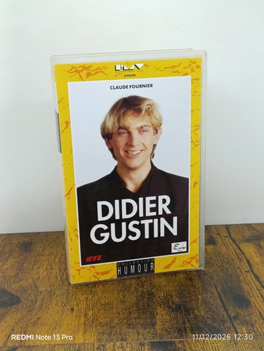 Vhs didier gustin k7 - gustin,