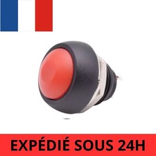 Bouton poussoir Rouge