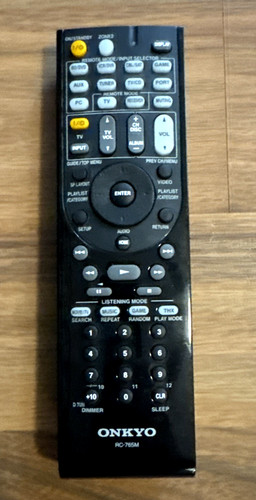 Onkyo 765m remote control - remote,