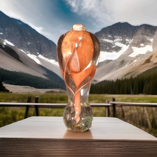 Beau vase verre soufflé - beau,