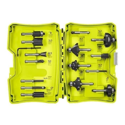 Ryobi coffret 15 fraises - -,