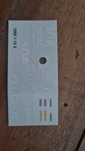 Planche deco pour 306 - pour,