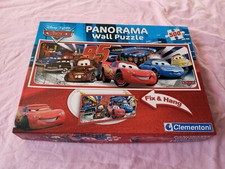 PUZZLE PANORAMA DISNEY CARS CLEMENTONI 500 PIECES 100 % COMPLET PIXAR