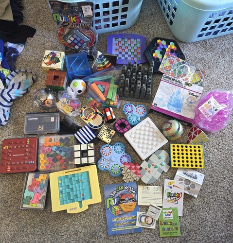 Rubik cube and thinkfun - cube,