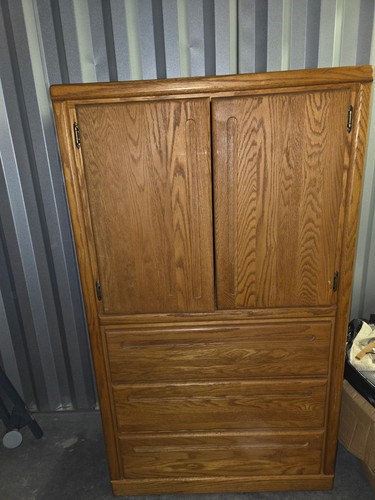 Vintage solid wood - wood, armoire