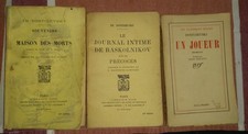 Dostoievsky trois livres un joueur, maison des morts éd. 1941 1943