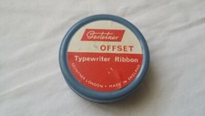 Ancienne boite en métal pour ruban de machine à écrire Getetner OFFSET " vide "