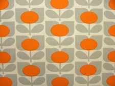 Orla Kiely Ditsy Cyclamen 100% Coton Rideau Tapisserie Coussin Artisanat Tissu