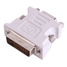 Adaptateur DVI-I mâle (24+5 broches)/ VGA femelle (15 broches)