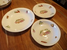 Vintage Lot de 3 plats ronds