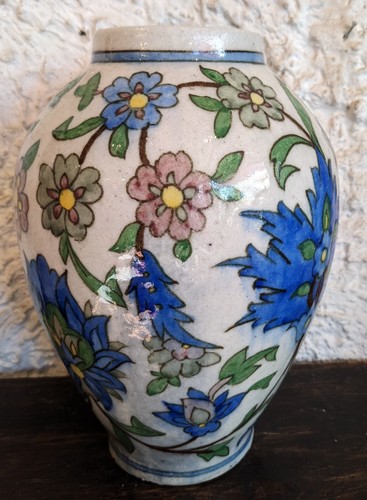 Ancien vase céramique xixe - ancien,