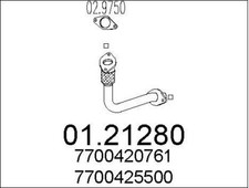 TUYAU D'éCHAPPEMENT RENAULT MEGANE SCéNIC 1.9 DTI,MEGANE I 1.9 DT,1.9 DTI