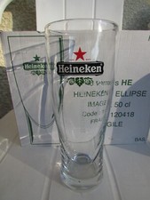 lot de 6 verres à bière Heineken Ellipse 50cl dans leur carton d'origine