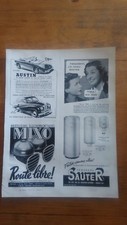 PUB ANCIENNE - ADVERT - AUSTIN - MIXO - SAUTER - réalité 1960