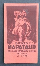 Carnet publicitaire Bières