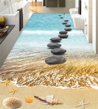 Une rangée de pierre dur 3D Sols Mural Photo Papier Peint Maison Imprimer Décora