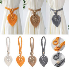 Feuille Gland Macramé Rideau Embrasse Corde Rideau Cravate Style Bohème /