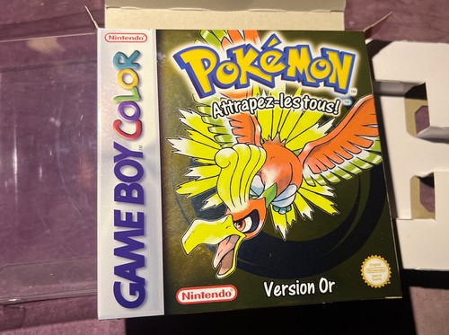 Boite vide pokemon gold - pokemon,
