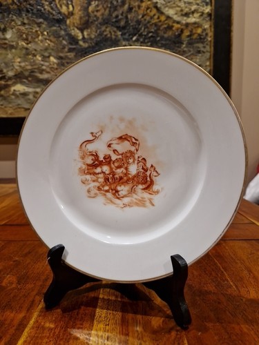 Superbe assiette porcelaine - en,