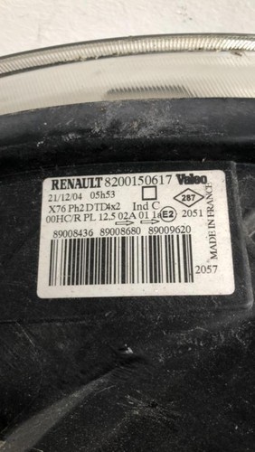 Optique avant principal droit