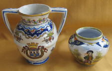 Lot de 2 petits vases en